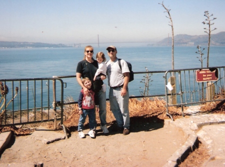 The family in 2002 in California
