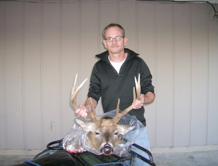 My loving husband with the newest addition to his collection!