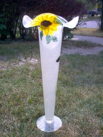 The sunflower vase