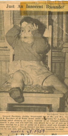 Howard age 2 - Photo from the Bridgeport Post