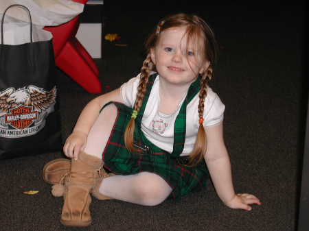 My daughter on St. Pats, 2007