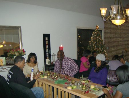 December birthdays . . . dinner at my house