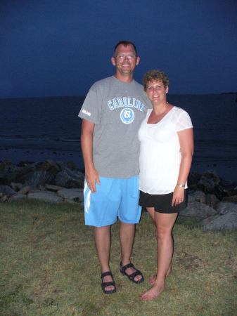 Julie and me down by the pier (St. Simons Island)