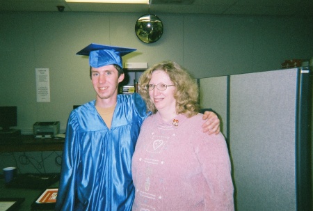 Ryan and a very proud mom!