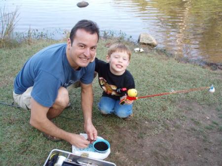 Fishing with Daddy!!