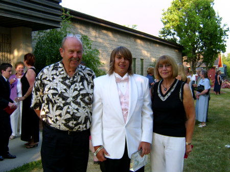 Granny and Pappa with Reuben