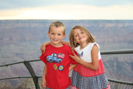 Ben and Sam at the Grand Canyon Summer 2007