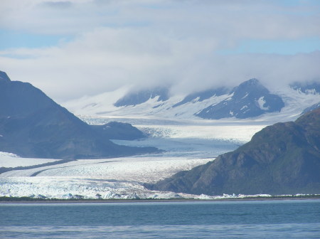 Bear Glacier on the Pacific coast