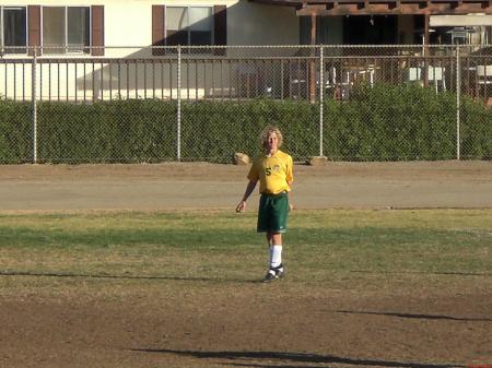 Costner plays soccer