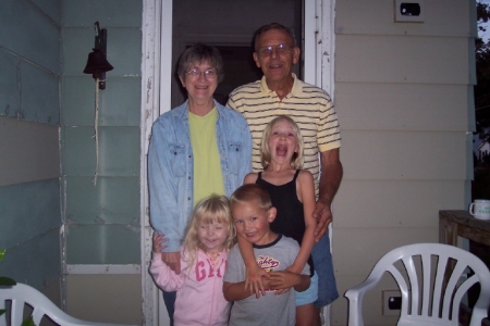 nana & papa with grandkids