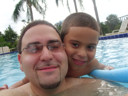 Me and my son in Orlando, FL