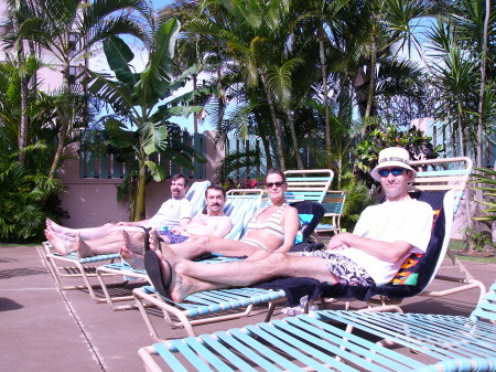 Poolside at the Maui Kai