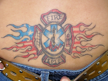 My Tattoo on my lower back - July 2007