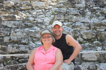 Melody and Joe in Coba, Mexico