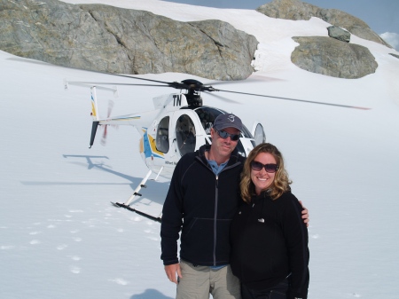 On the Fox Glacier in New Zealand