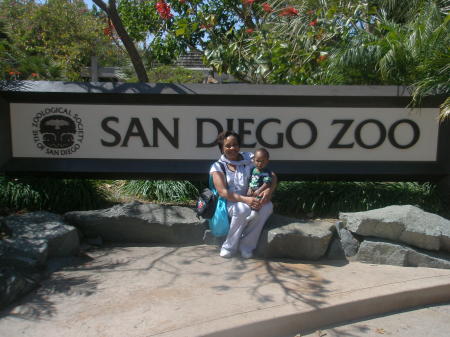 cole & gg at the san diego zoo