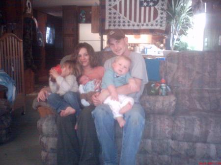 Daughter, son in law & grand children