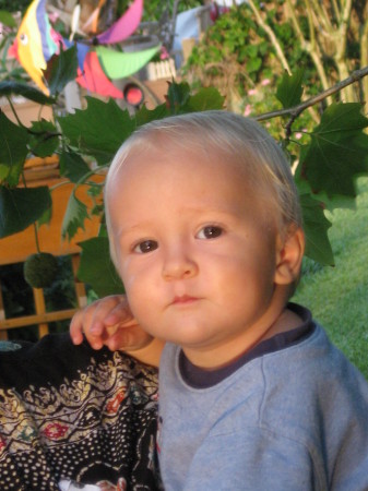 Grandson Donovan, age 10 months, June 2007