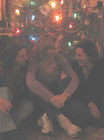 My sisters and me last Christmas 06 in CT