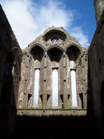 Cathedral ruin at Rock of Cashel, Cashel, Ireland