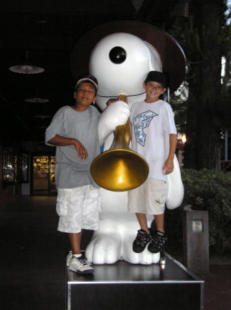 JC and his friend Colin at Knott's