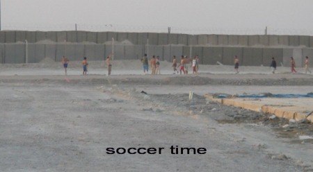 Soccer time in Iraq