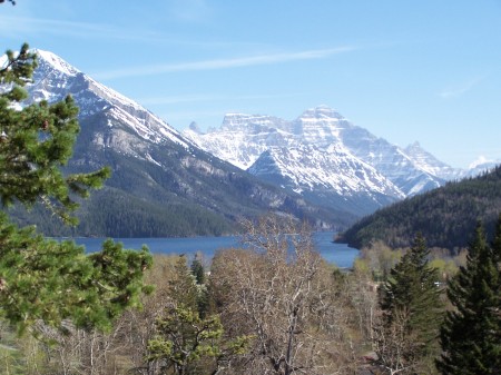 Hiking  in Waterton  Park..