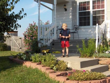 My Oldest Nathan, first day of 2nd grade