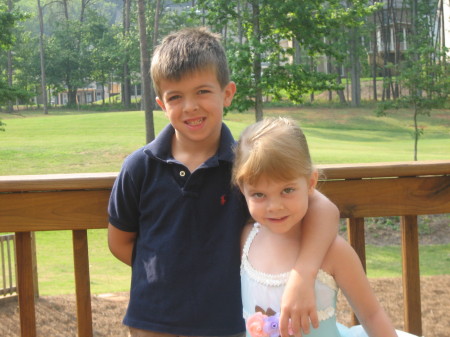 Our children, Carter (6) and Caitlyn (5)