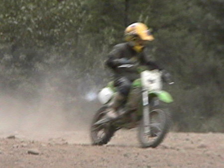 Chase on his KX.  (he was 10 here)