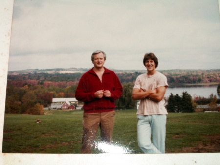 My Dad and I at The Winchendon School 1978
