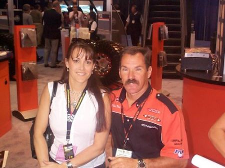 Some race guy ?? at the SEMA show Las Vegas...I just went for VEGAS