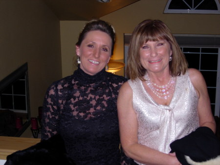 my friend, Denise and I New Years