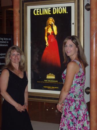 My Friend Nancy and I at a Celine Dion Concert in Las Vegas