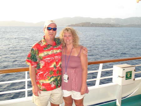 Caribbean Cruise - March 2007 - Me & Paul (my Husband)