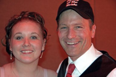 Nicole and Dad on Wedding day