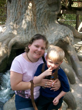 My Son and I at DisneyLand 2007