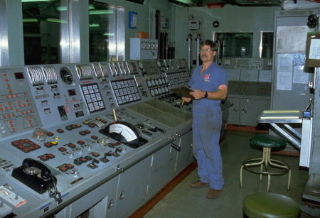 Control room, SS Jupiter