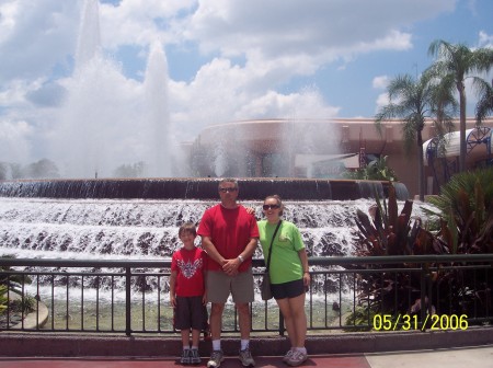 Danny and the kids/Epcot Center...June 2006