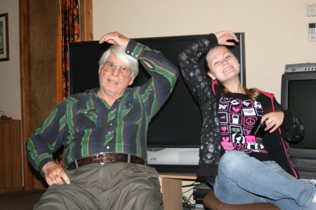My daughter Melissa and her Grampa