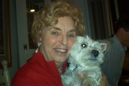 My wife, Carol, and our Westie, Reagan