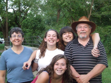 Sister Pam, husband Wayne & 3 of their 5 kids.