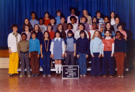 Jones Elementary School 6th grade class 1974-75
