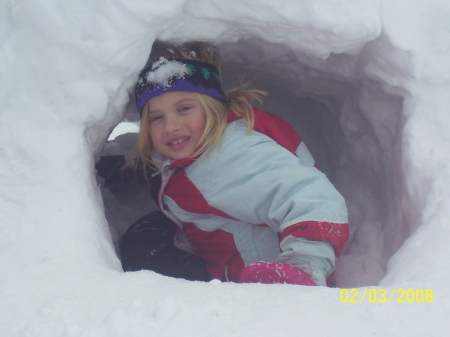 Cathryn's snow tunnel