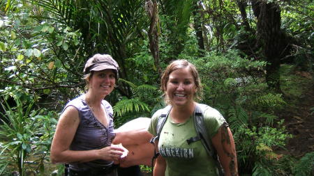 Hiking Pararaha track NZ 2006