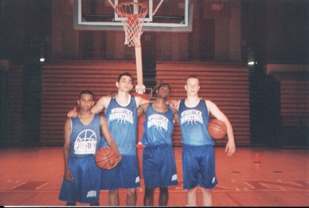 Woostock highschool b-ball members