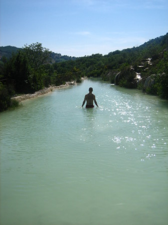 Bagno Vignoni, Italy 2007 - An ancient Roman mineral bath