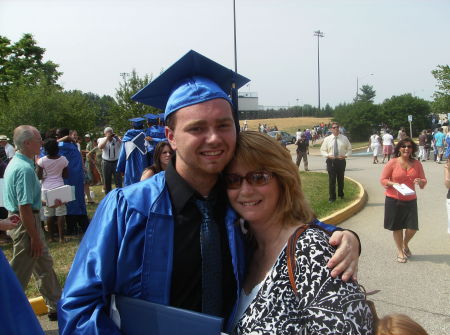 Shawn & I at his graduation