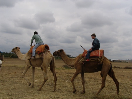 Chris and Andrew near Arusha, Tanzania