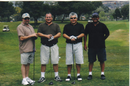 Dave Palumbo, Halby, Alfonso Rivera and Joe a friend of dave's at the Trujillo open that he put's on each year